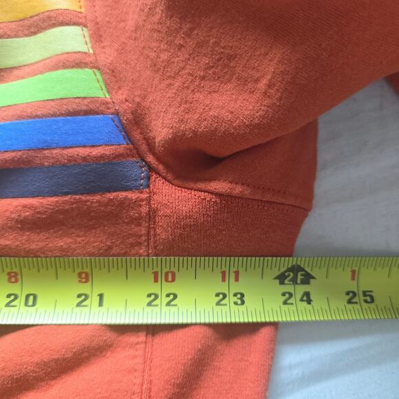 Disney Aulani Hawaii 2023 Mickey Mouse Retro Sweatshirt Mens Size L Brick Orange - Picture 6 of 7